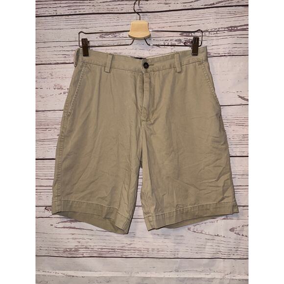 Reed Edward Summer Wash Tan Men Chino Shorts Sz 30 x 9.5 - Picture 1 of 11